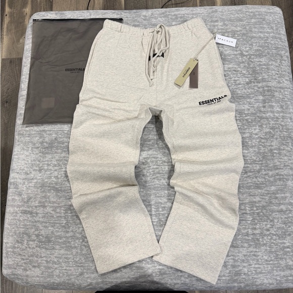 Light Oatmeal Essentals Sweatpants
